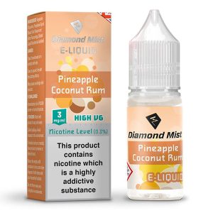 سالت پیناکولادا دیاموند میست | Diamond Mist Pineapple Coconut Rum 10ml