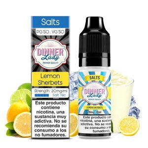 سالت آبنبات لیمویی یخ دینرلیدی | Dinner Lady Lemon Sherbets Ice 10ml
