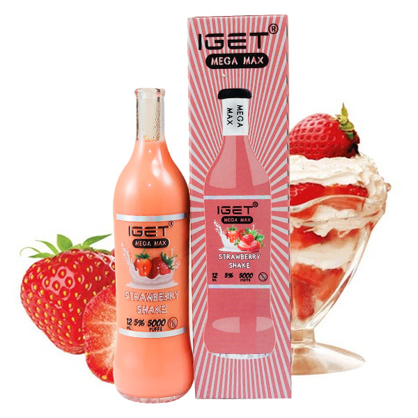 پاد یکبار مصرف شیک توت فرنگی ایجت | IGET Strawberry Shake